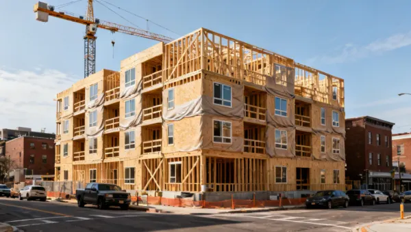 Multifamily wood-frame apartment construction